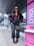 Džinsa bikses "GLAM DENIM" 8762 - TUMŠI PELĒKAS PRE-ORDER