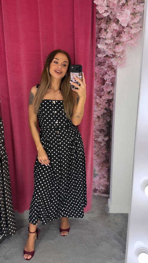 Suknelė "DOTTED CHARM" 1363 - JUODA