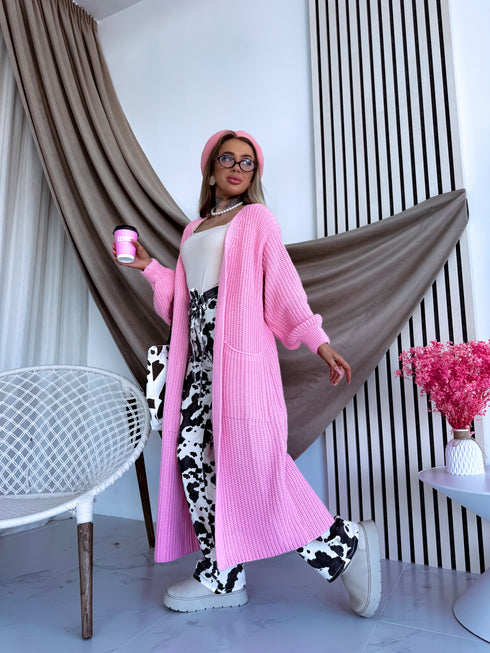 Knitted cardigan "Verona" - SOFT PINK