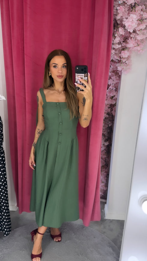 Dress "CHARLOTTE" 1375 - KHAKI