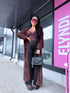 LUX ELYNDI kardigans "ASPEN 5194" - CHOCO