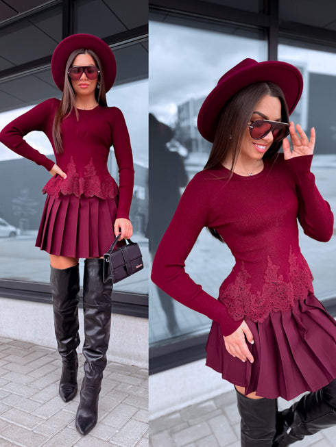 Adīts tops "DAILA" 20663 - BORDO