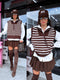 Elastic vest "ONLY YOU 8812" - CHOCO