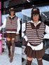 Elastic vest "ONLY YOU 8812" - CHOCO