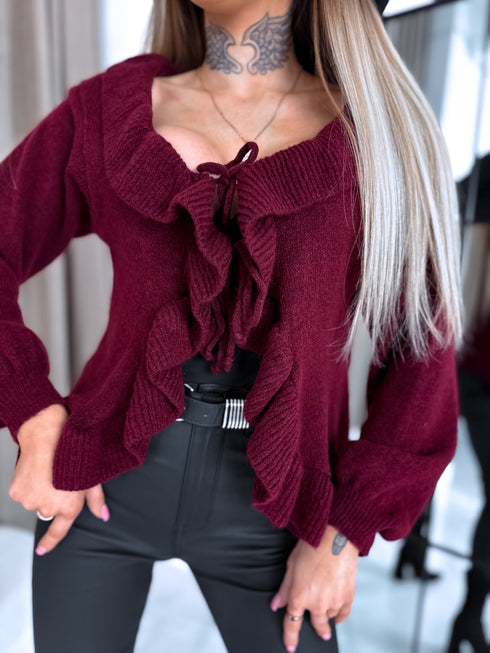 Megzta striukė "HALLS 2822" - BORDO