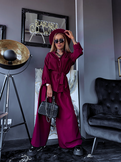 ELYNDI set "ROSEMARY V6238" - BORDEAUX