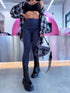 CORRECTIVE leggings "BLACK GOLD" - DARK BLUE