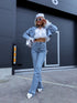 Jeans "Dream Flare DJ2838" - LIGHT BLUE