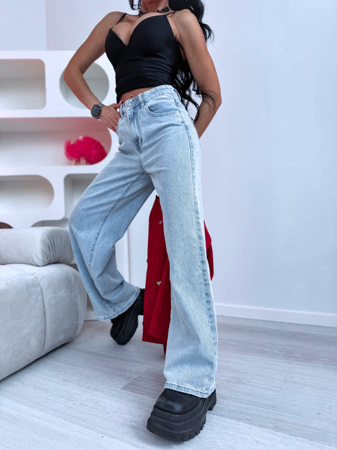 "CLEAR Y3362-3" džinsai - šviesiai mėlyni