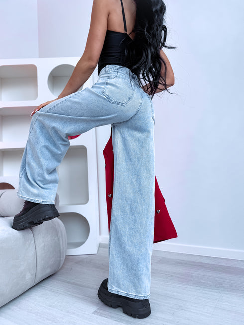 "CLEAR Y3362-3" džinsai - šviesiai mėlyni