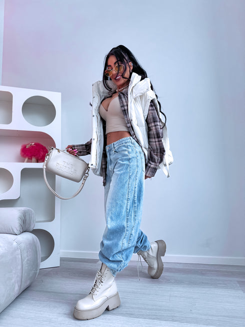 "TIMEOUT Y3361-2" jeans - LIGHT BLUE