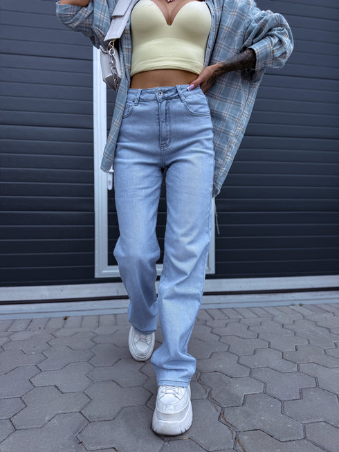 EXTRA LONG "COSTA RICA" pants HM6743-6 - LIGHT BLUE