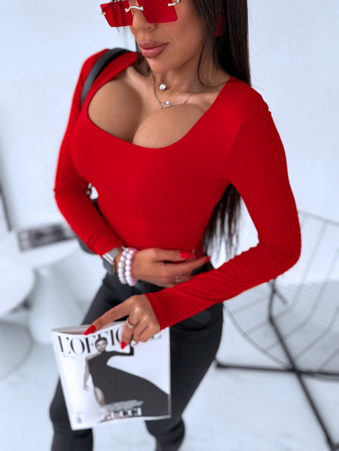 PUSH-UP топ "OPULENCE VD73" - КРАСНОЕ