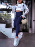 Deceptive leggings with wires 3286 - DARK BLUE