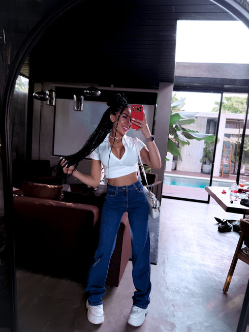 "TALL GREATEFUL DJ2757T" džinsai - TAMSIAI MĖLYNI