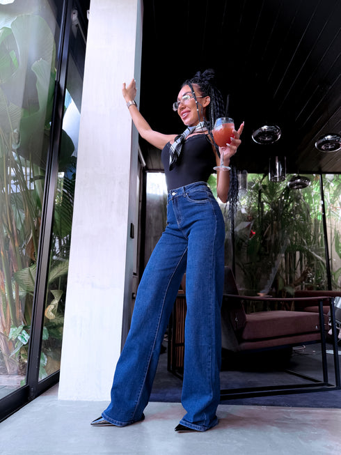 "TALL GREATEFUL DJ2757T" džinsai - TAMSIAI MĖLYNI