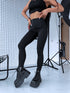 CORRECTIVE leggings "BLACK GOLD" - BLACK
