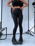 CORRECTIVE leggings "BLACK GOLD" - BLACK