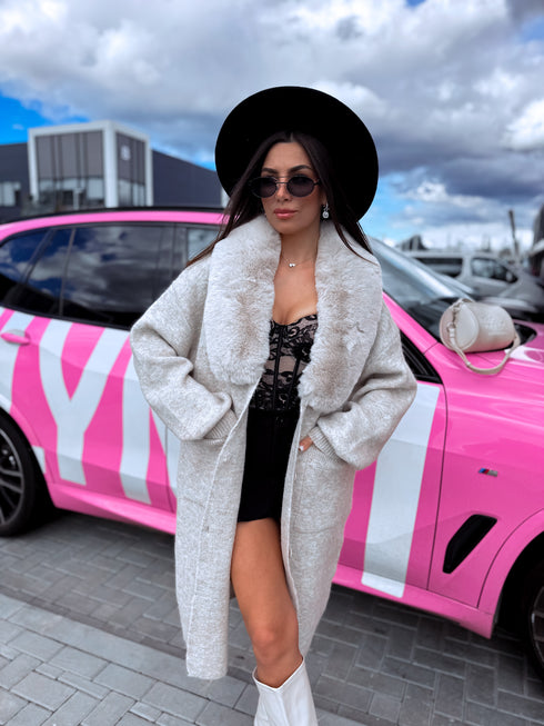 Adīts mētelis "OUTFIT THERAPY" 10073 - BĒŠS