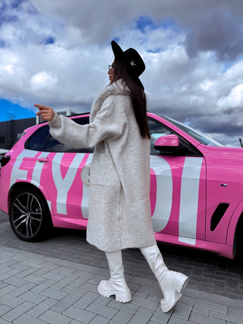 Adīts mētelis "OUTFIT THERAPY" 10073 - BĒŠS