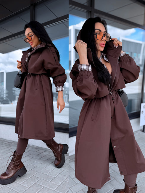 Mētelis "MOUNTAIN GIRL NA3059" - CHOCO