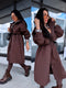 Mētelis "MOUNTAIN GIRL NA3059" - CHOCO