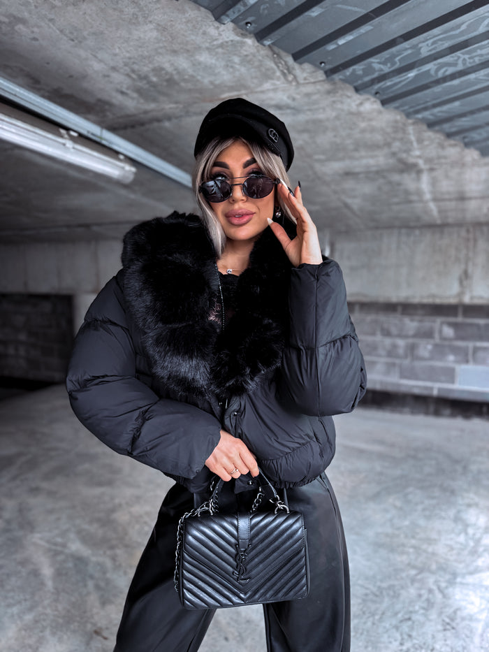 Puffer jacket "MARSS FC7611" – BLACK PRE-ORDER