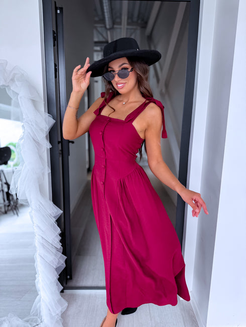 Kleita "CHARLOTTE" 1375 - BORDO