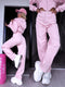 Baggy džinsa bikses "PINK BUBBLE" 9515-1-9