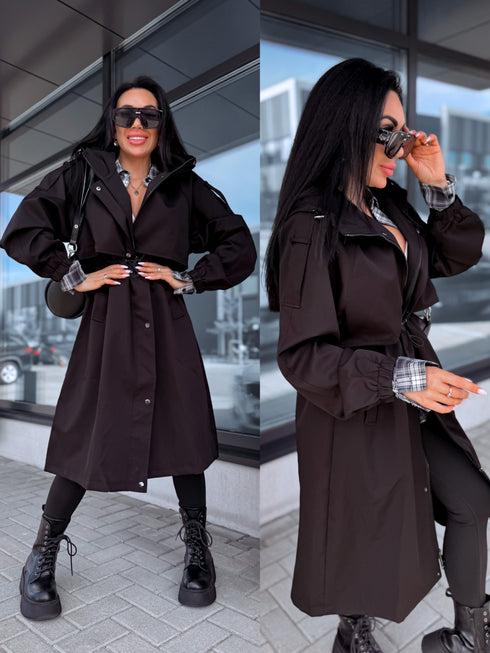 Mētelis "MOUNTAIN GIRL NA3059" - MELNS