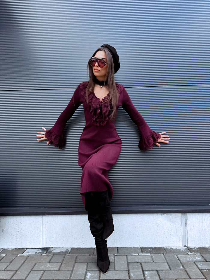 Adīta kleita "VENDETTA 5215" - BORDO