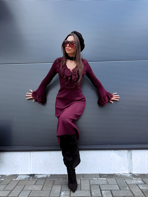 Adīta kleita "VENDETTA 5215" - BORDO
