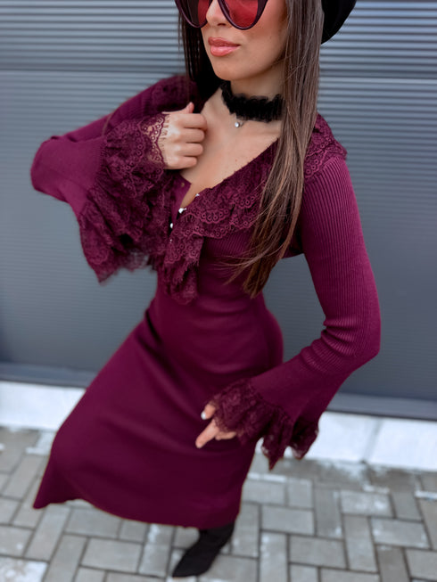 Adīta kleita "VENDETTA 5215" - BORDO