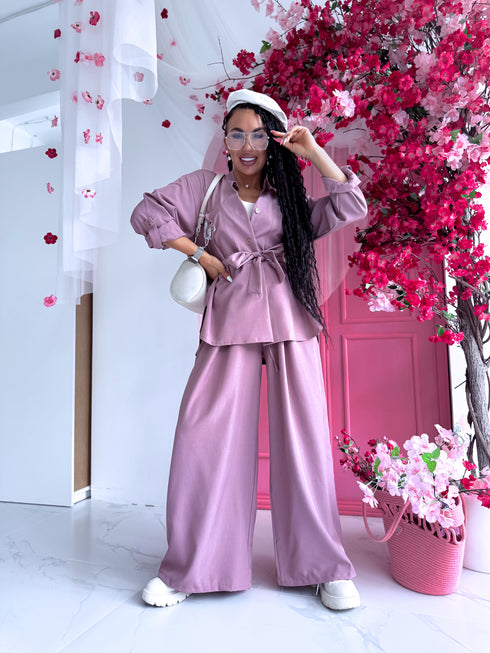 ELYNDI set "ROSEMARY V6238" - PLUM PINK