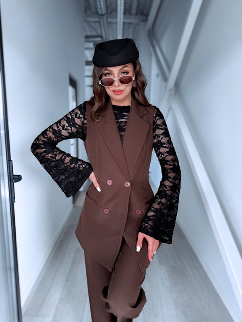Komplektas "CLEAN SILHOUETTE" 6704 - CHOCO