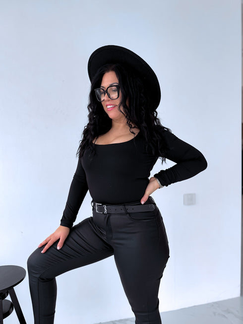 PUSH-UP top "OPULENCE VD73" - BLACK