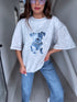 Marškinėliai "DENIM DOG 25044" - ŠVIESIAI PILKA