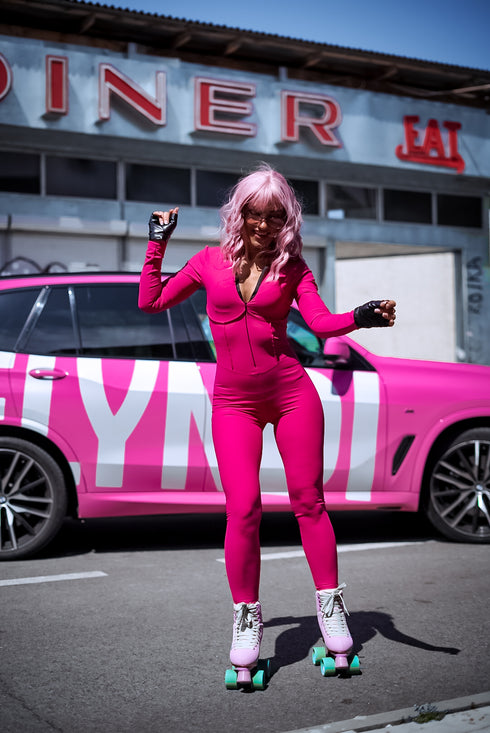 "SCENE" jumpsuit - pink