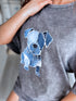 T-krekls "DENIM DOG 25044" - GRAFĪTA PELĒKS
