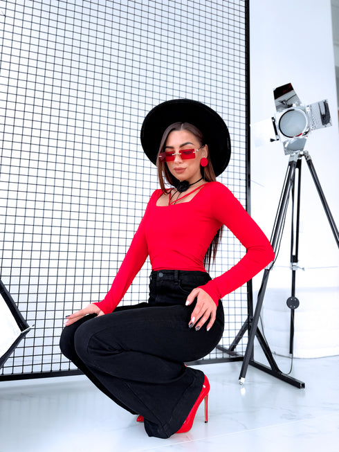 Топ "BANKNOTE HS9302" - КРАСНЫЙ