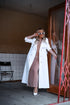 Lightweight Autumn Trench Coat - White