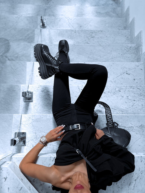 ИДЕАЛЬНЫЕ черные джинсы с пуш-апом 7-1