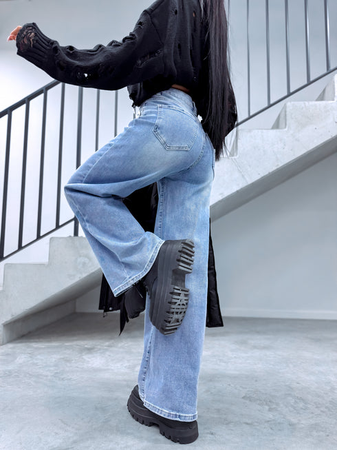 Jeans "VICTORY" T339-11 - LIGHT BLUE