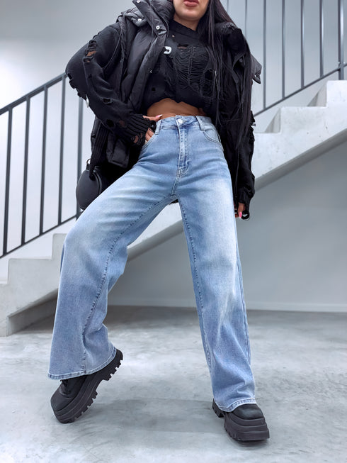 Jeans "VICTORY" T339-11 - LIGHT BLUE