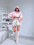 "City Flirt" Skort W49888 + Belt - Light Beige
