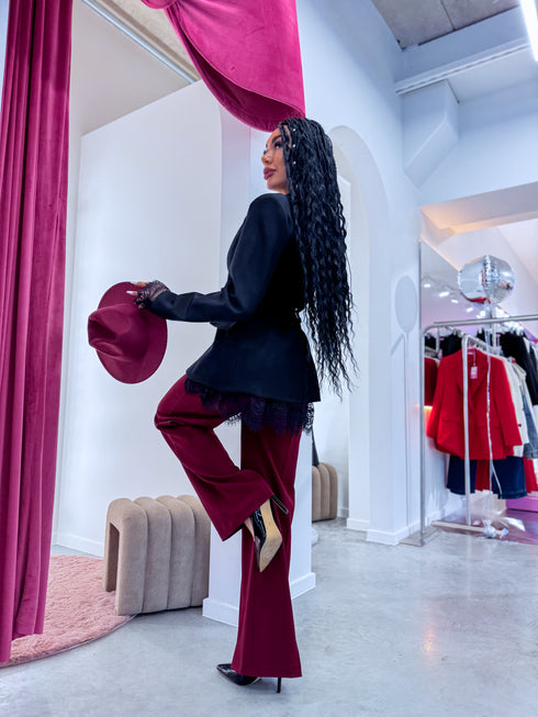 Žakete ar mežģīni "Lovelle 25213" - MELNA PRE-ORDER