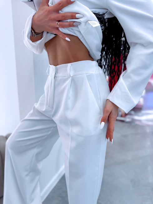 2in1 komplektas su nėriniais "ICE SPIRIT 25229" - BALTAS