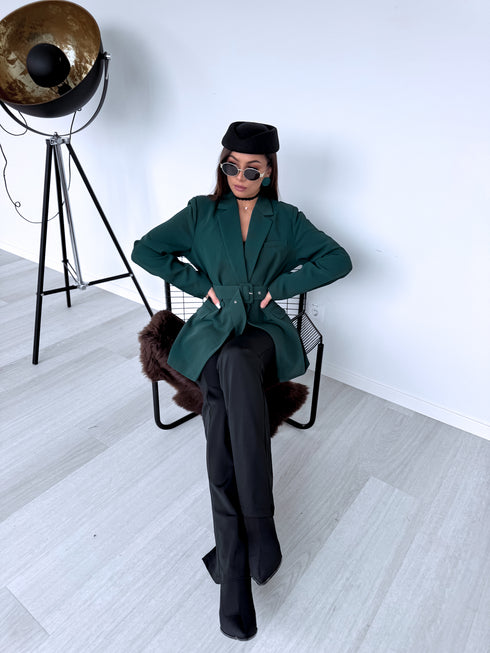 Blazer + Belt "REFRESH 1830" - EMERALD GREEN