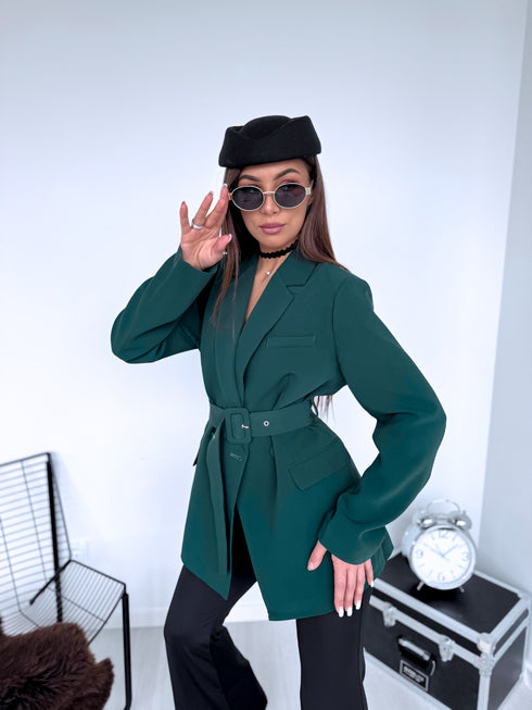 Blazer + Belt "REFRESH 1830" - EMERALD GREEN