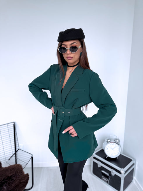 Blazer + Belt "REFRESH 1830" - EMERALD GREEN